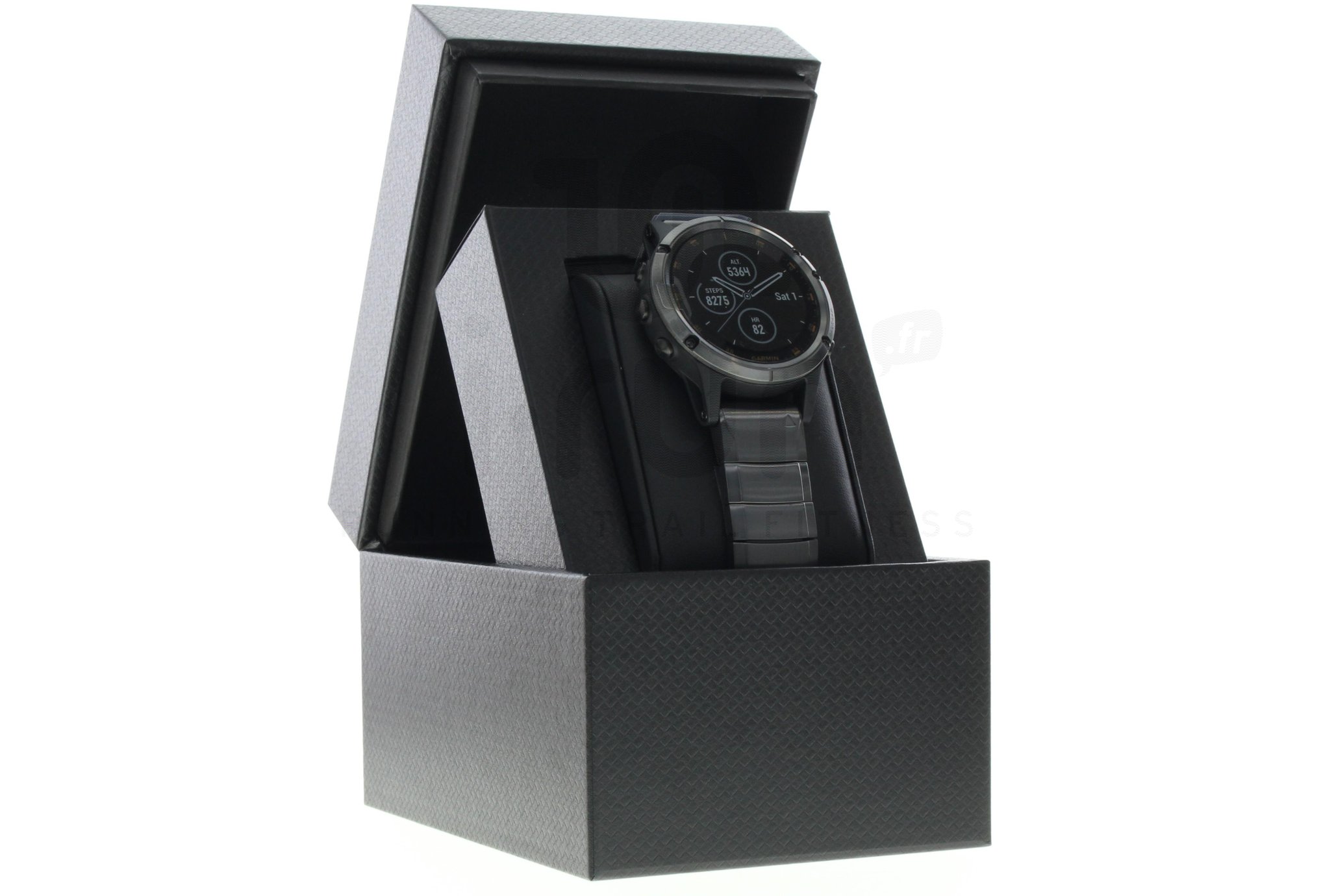 Garmin Fenix 5 Plus Sapphire Titane, pack bracelet 