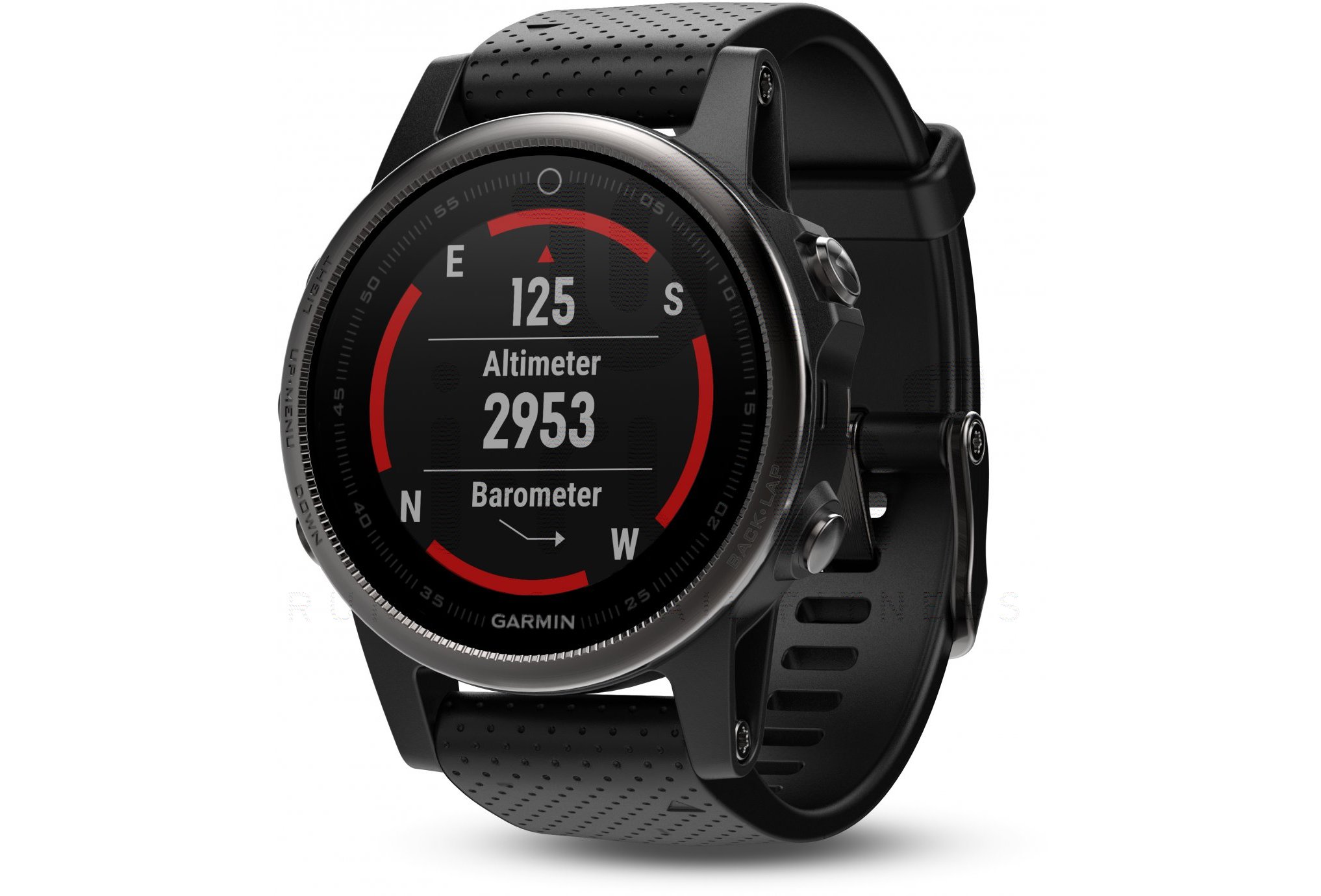 Garmin Fenix 5S GPS Multisport Sapphire Black + Bracelet Offert