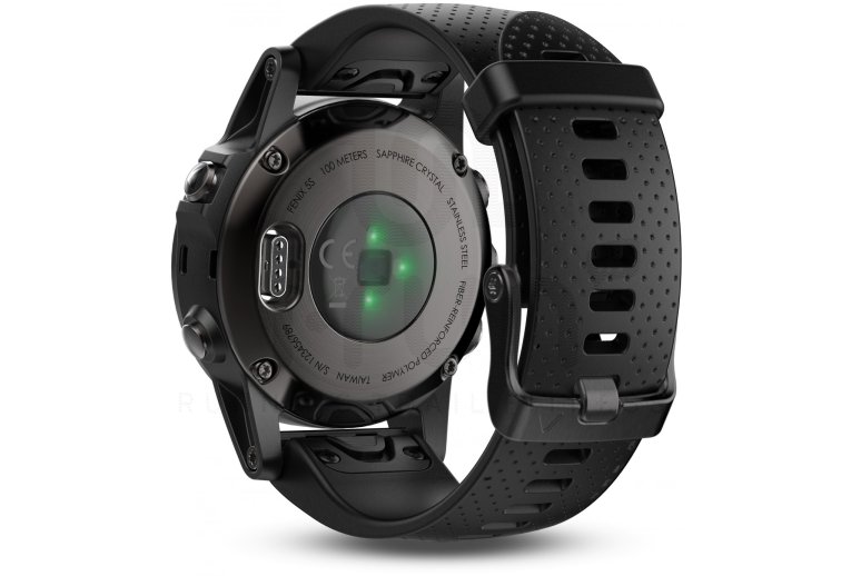 Garmin Fenix 5S GPS Multisport Sapphire Black + Bracelet Offert 