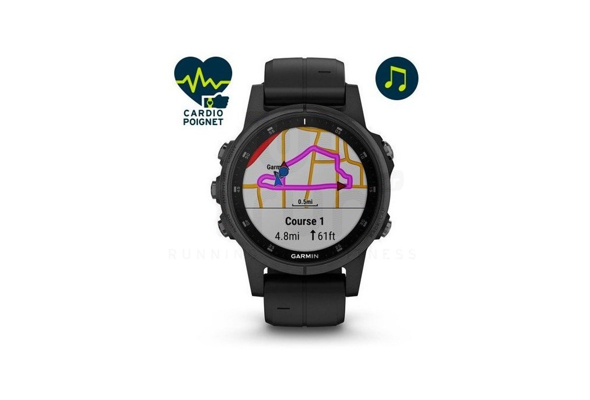Garmin Fenix 5S Plus Black Sapphire 