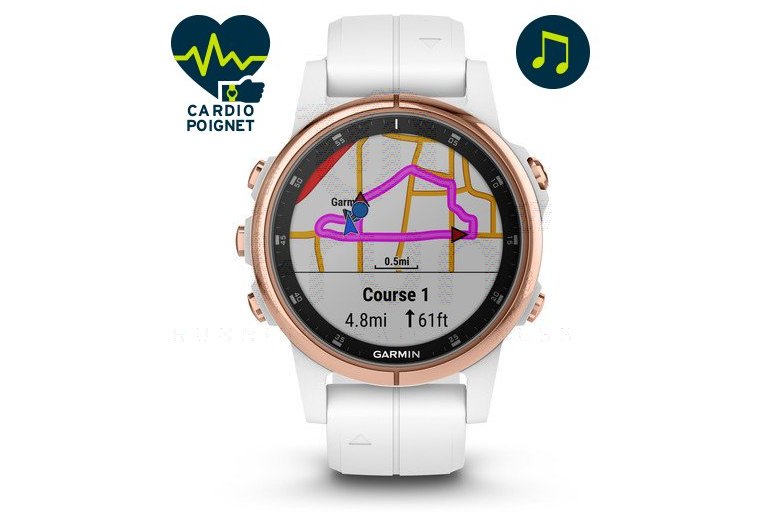 Garmin Fenix 5S Plus Rose Gold Sapphire 