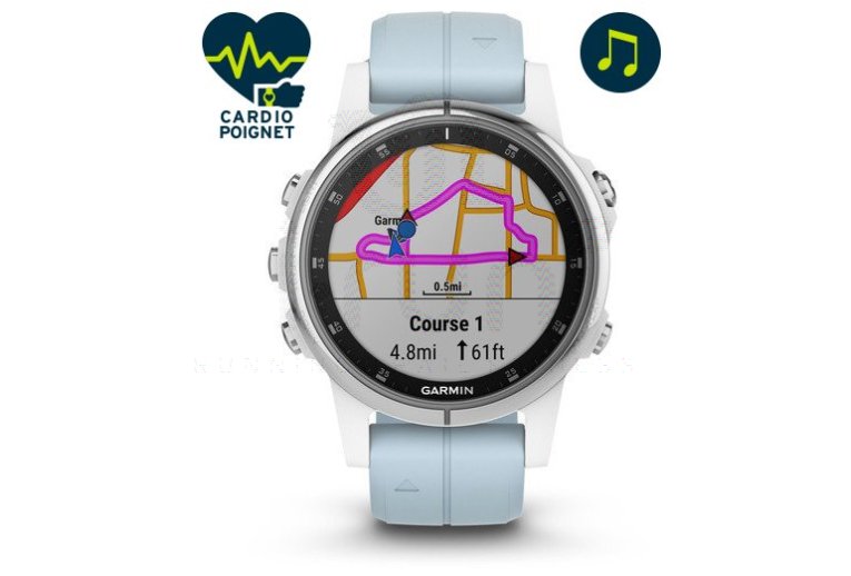 Garmin Fenix 5S Plus Silver 