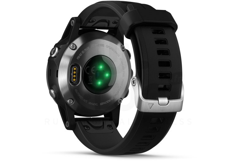 Garmin Fenix 5S Plus Silver et Bracelet QuickFit Cuir 22 mm offert 