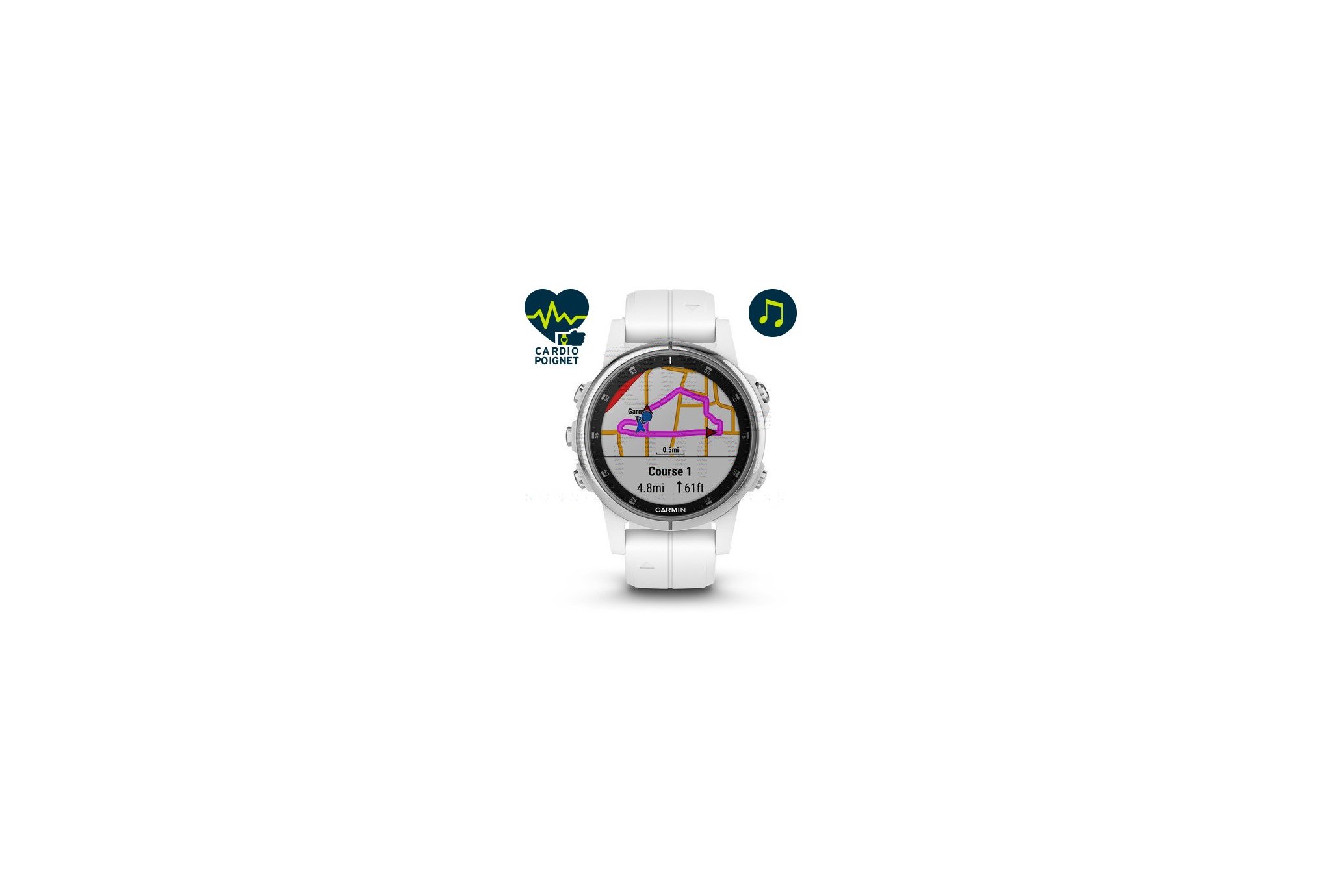 Garmin Fenix 5S Plus Silver Sapphire