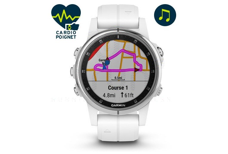 Garmin Fenix 5S Plus Silver Sapphire