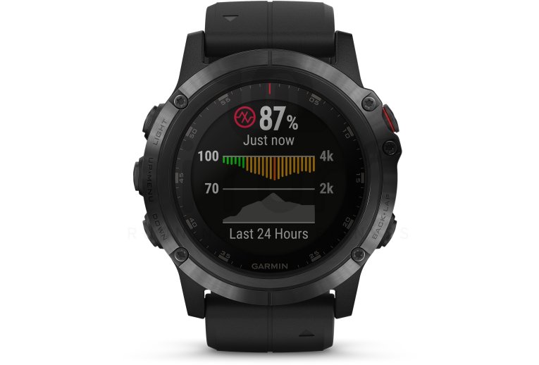 Garmin Fenix 5X Plus Black Zafiro