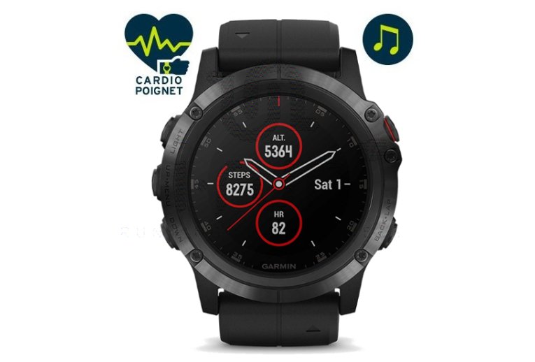 Garmin Fenix 5X Plus Black Zafiro