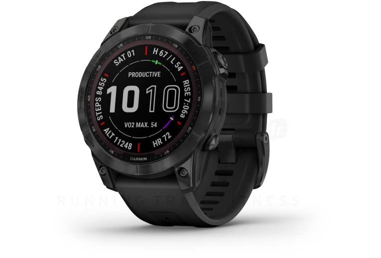 Garmin Fenix 7 Sapphire Solar Titane 