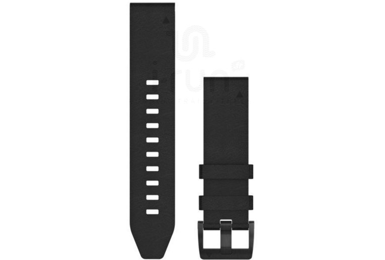 Garmin Fenix 7 Sapphire Solar Titanium and QuickFit leather strap