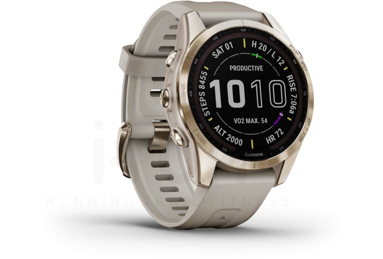 Garmin Fenix 7S Sapphire Solar Titane 