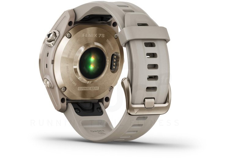 Garmin Fenix 7S Sapphire Solar Titane 