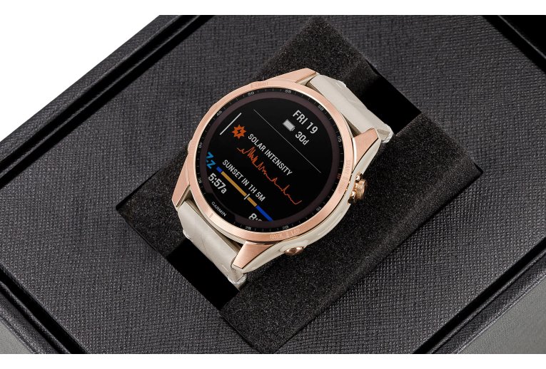 Garmin Fenix 7S Sapphire Solar Titane 