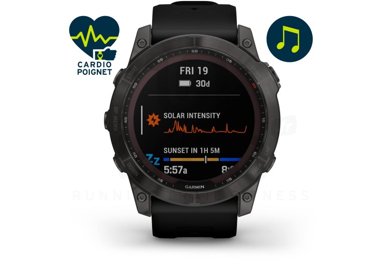 Garmin Fenix 7X Sapphire Solar Titane