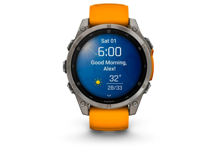 Garmin Fenix 8 AMOLED Sapphire Titane 47mm