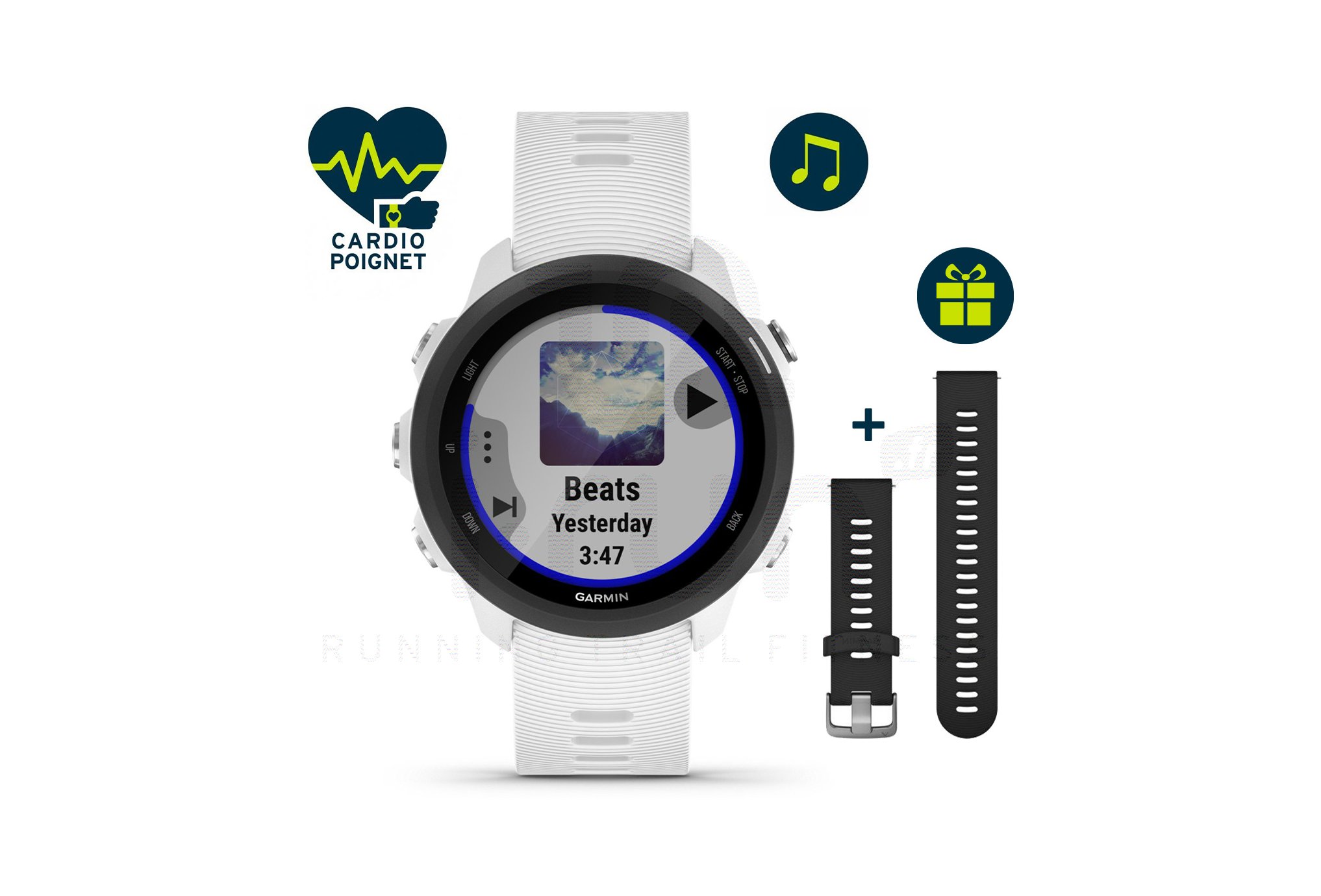 Garmin Forerunner 245 Music y correa de silicona de regalo