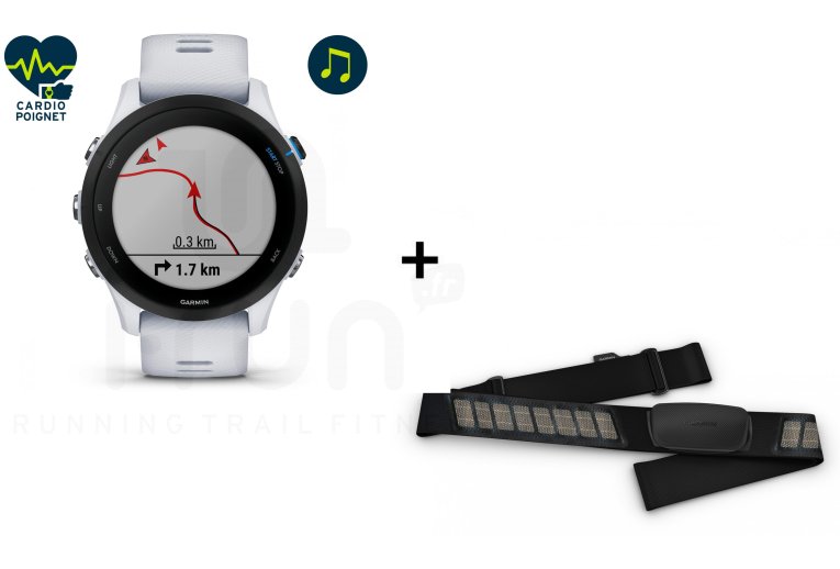 Garmin Forerunner 255 Music y cintur�n de frecuencia card�aca HRM-Dual