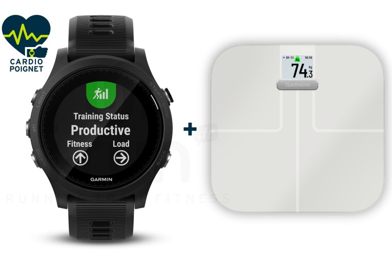 Garmin Forerunner 935 und Balance Index Smart Scale 2