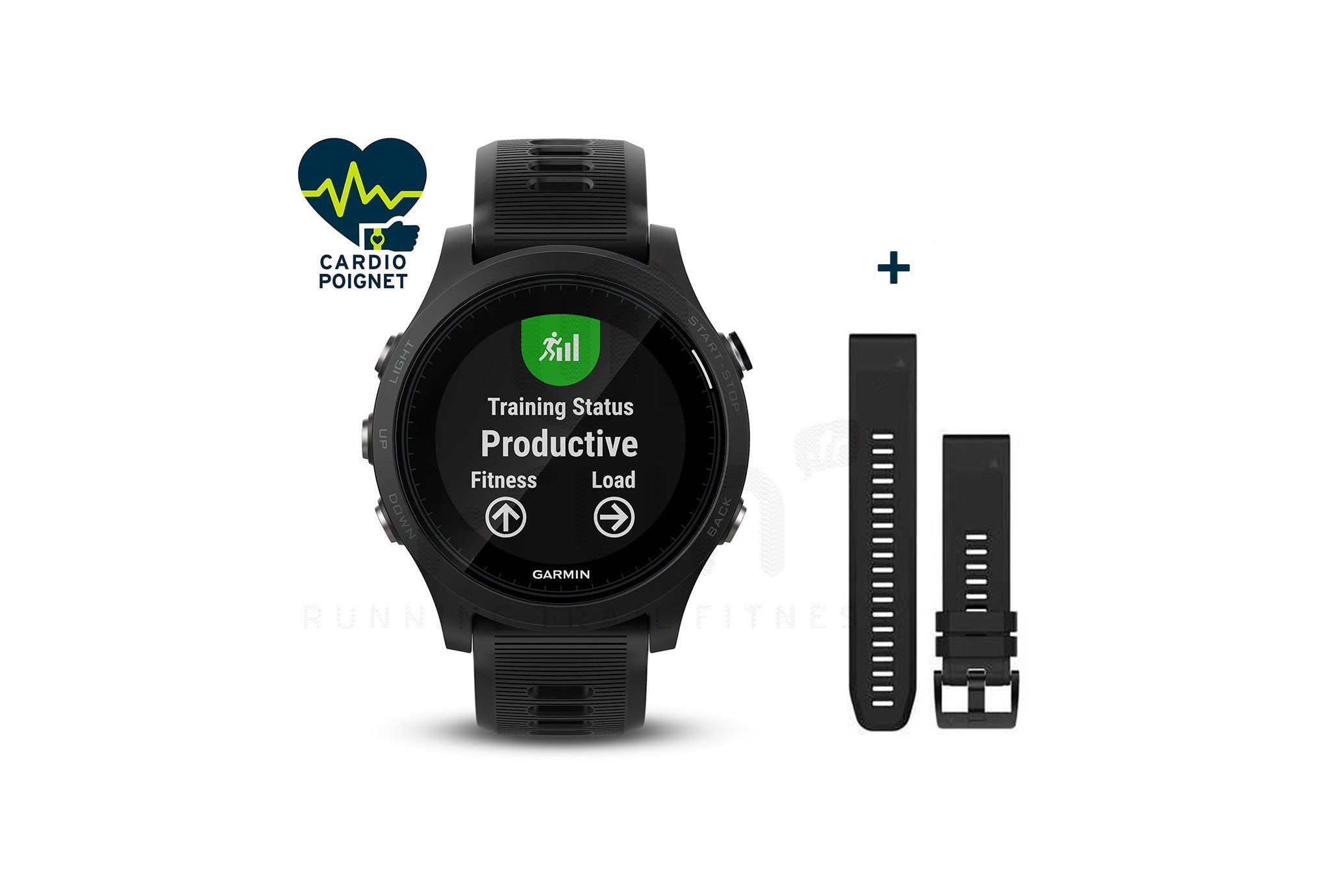 Garmin reloj Forerunner 935 y correa de cuero QuickFit 22 mm