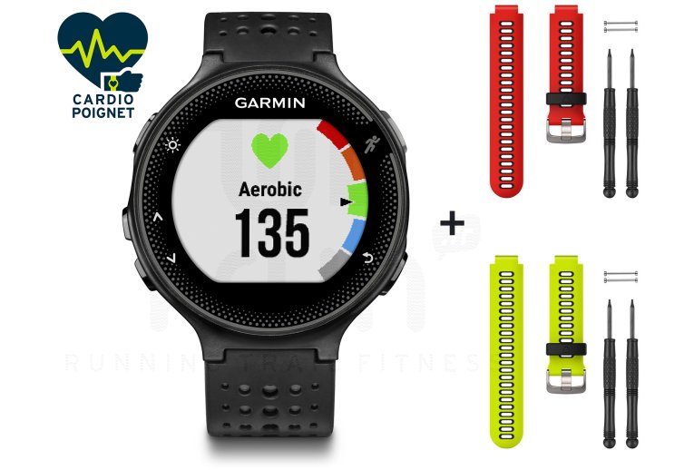 Garmin Pack Forerunner 235 + 2 Bracelets 
