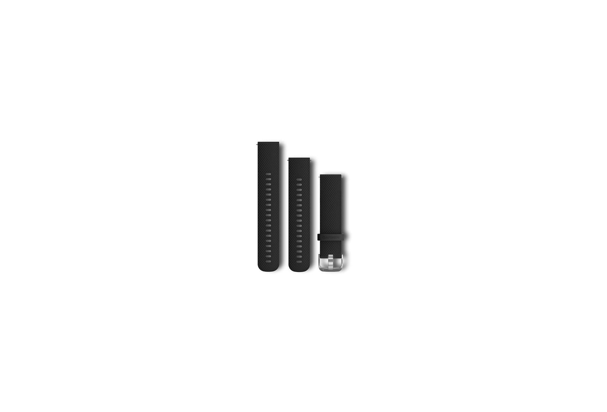Garmin Pack Forerunner 645 Music+ correa 20 mm negro / plata