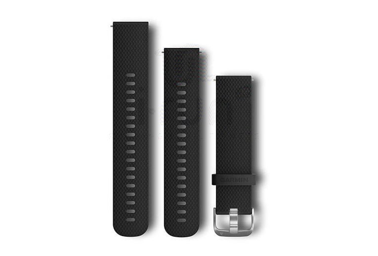 Garmin Pack Forerunner 645 Music+ correa 20 mm negro / plata