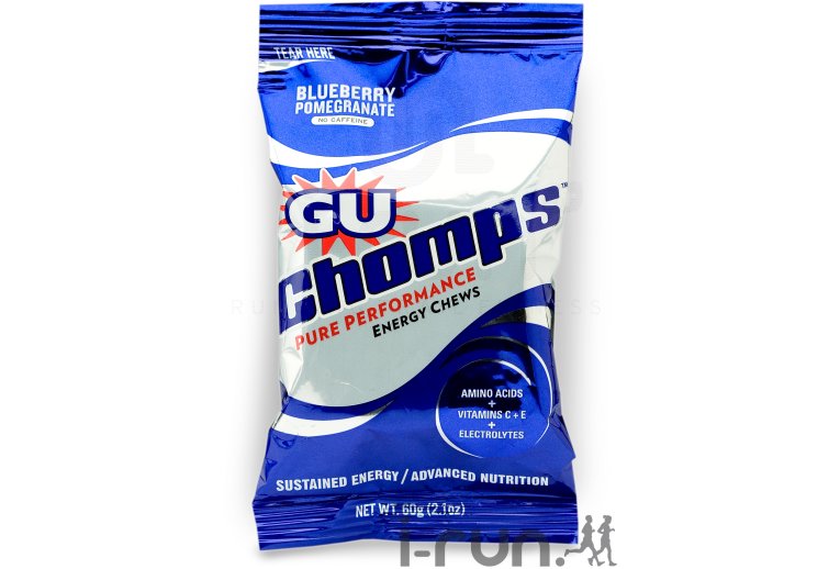 GU Gomme � m�cher Chomps Myrtille/Grenade 