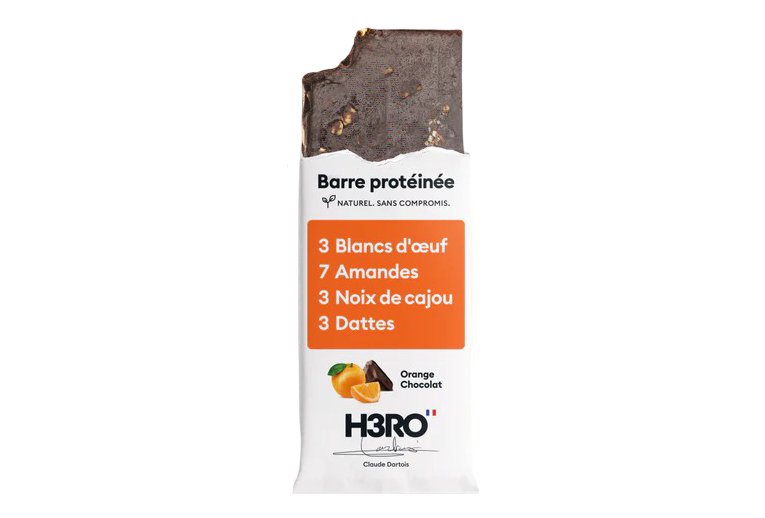 H3RO Barre prot�in�e Chocolat Orange