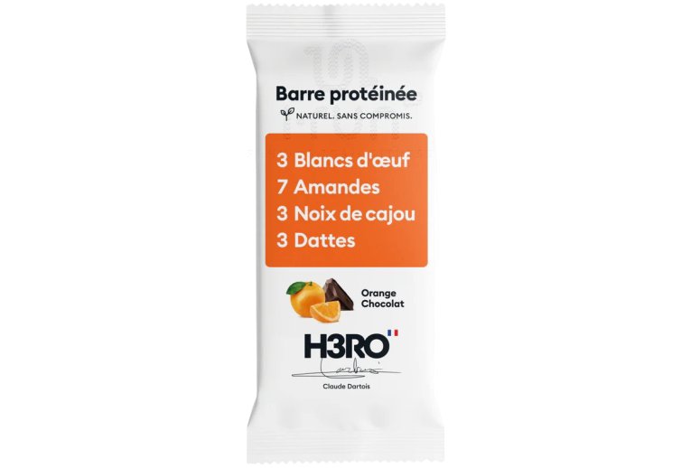 H3RO Barre prot�in�e Chocolat Orange