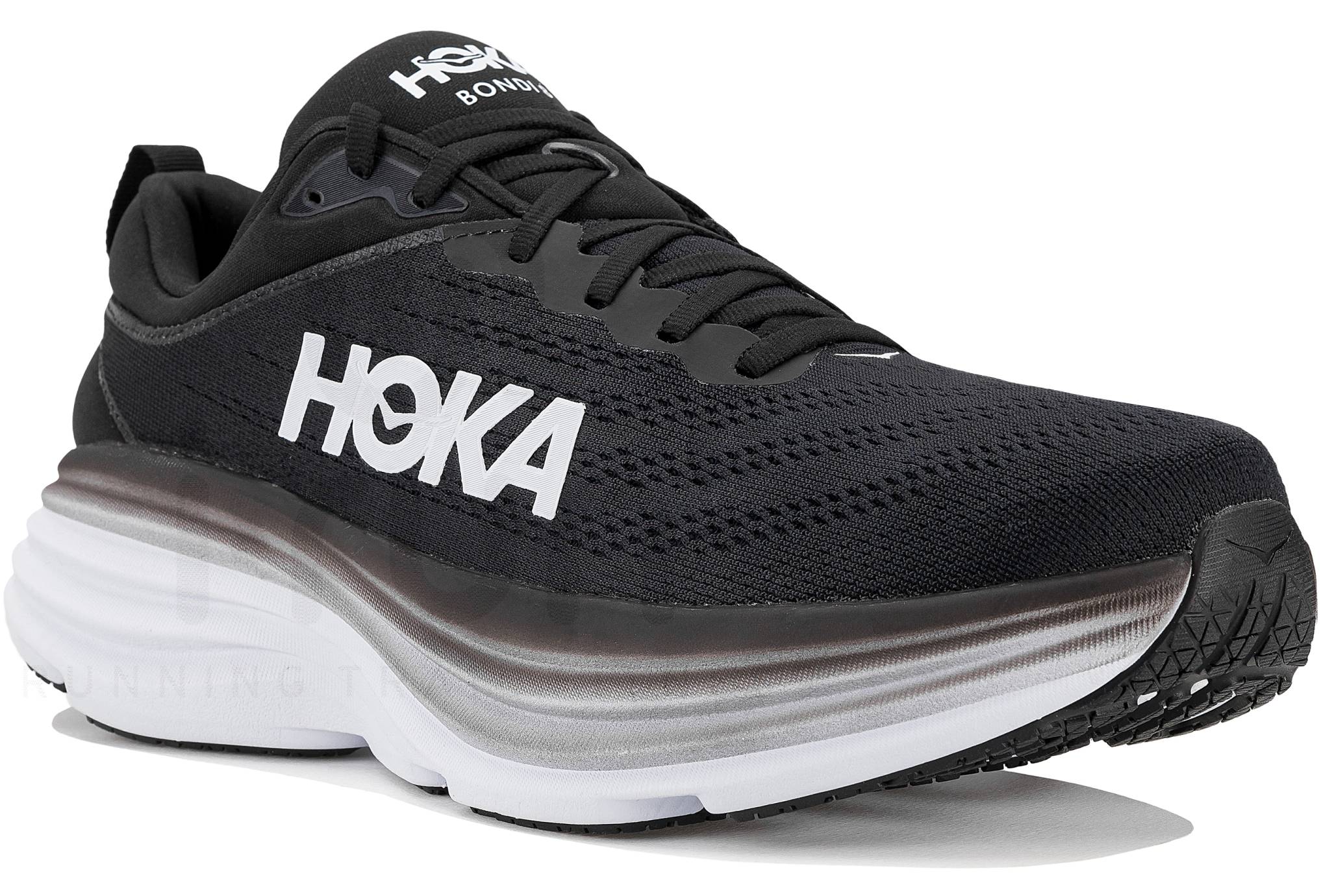 Hoka One One Bondi 7 Black White Athletic‎ Running Shoes Sneakers Men\'s Size 8 Men main image 2