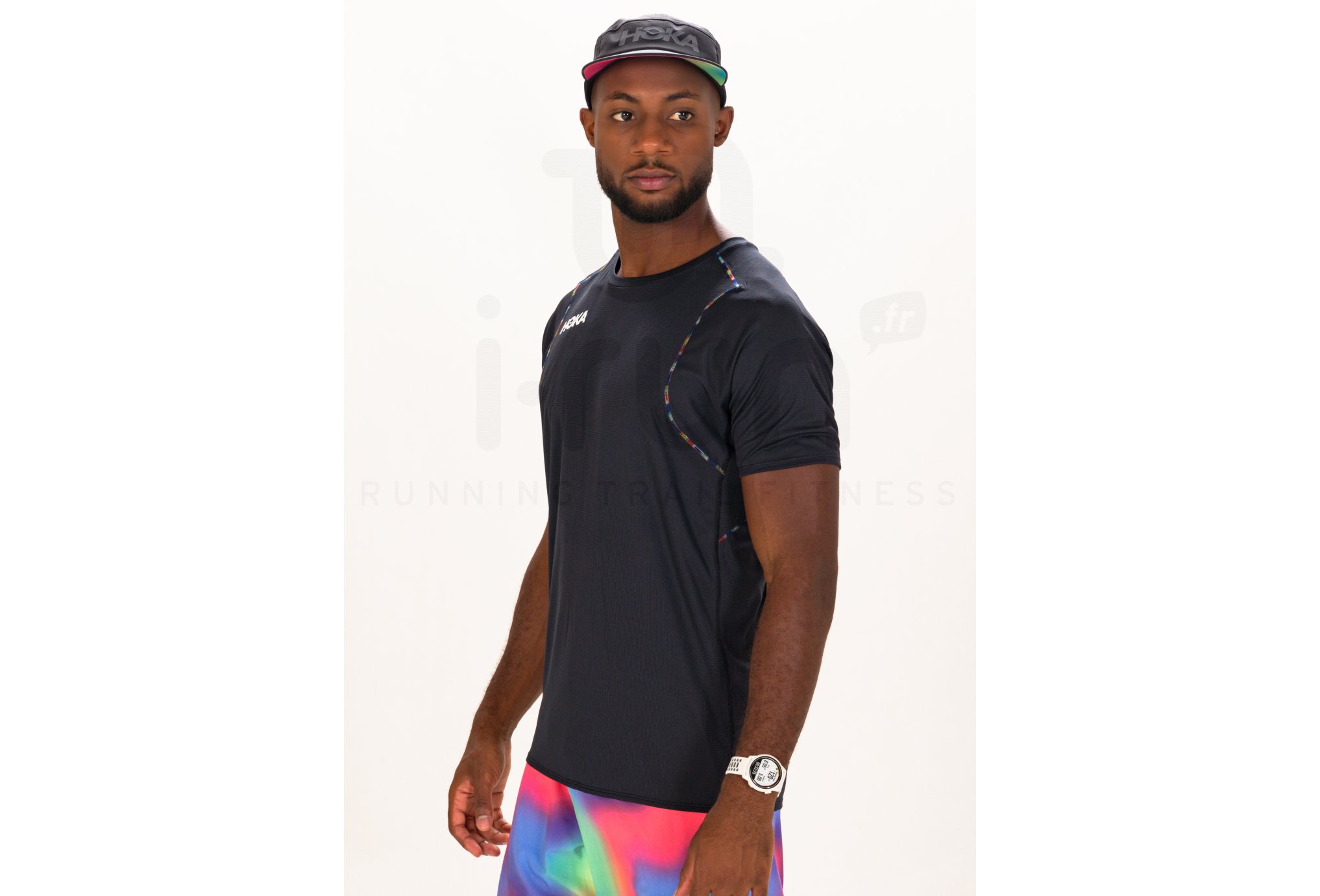 Hoka One One camiseta manga corta Glide Awaken Energy