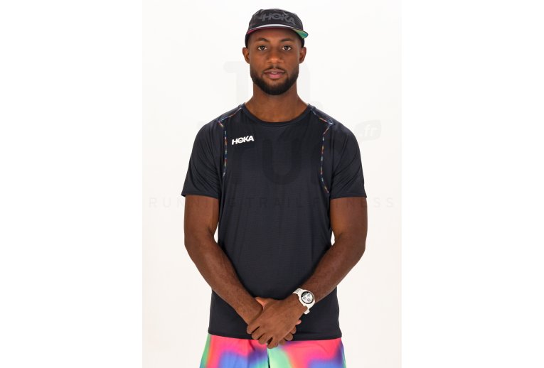 Hoka One One camiseta manga corta Glide Awaken Energy