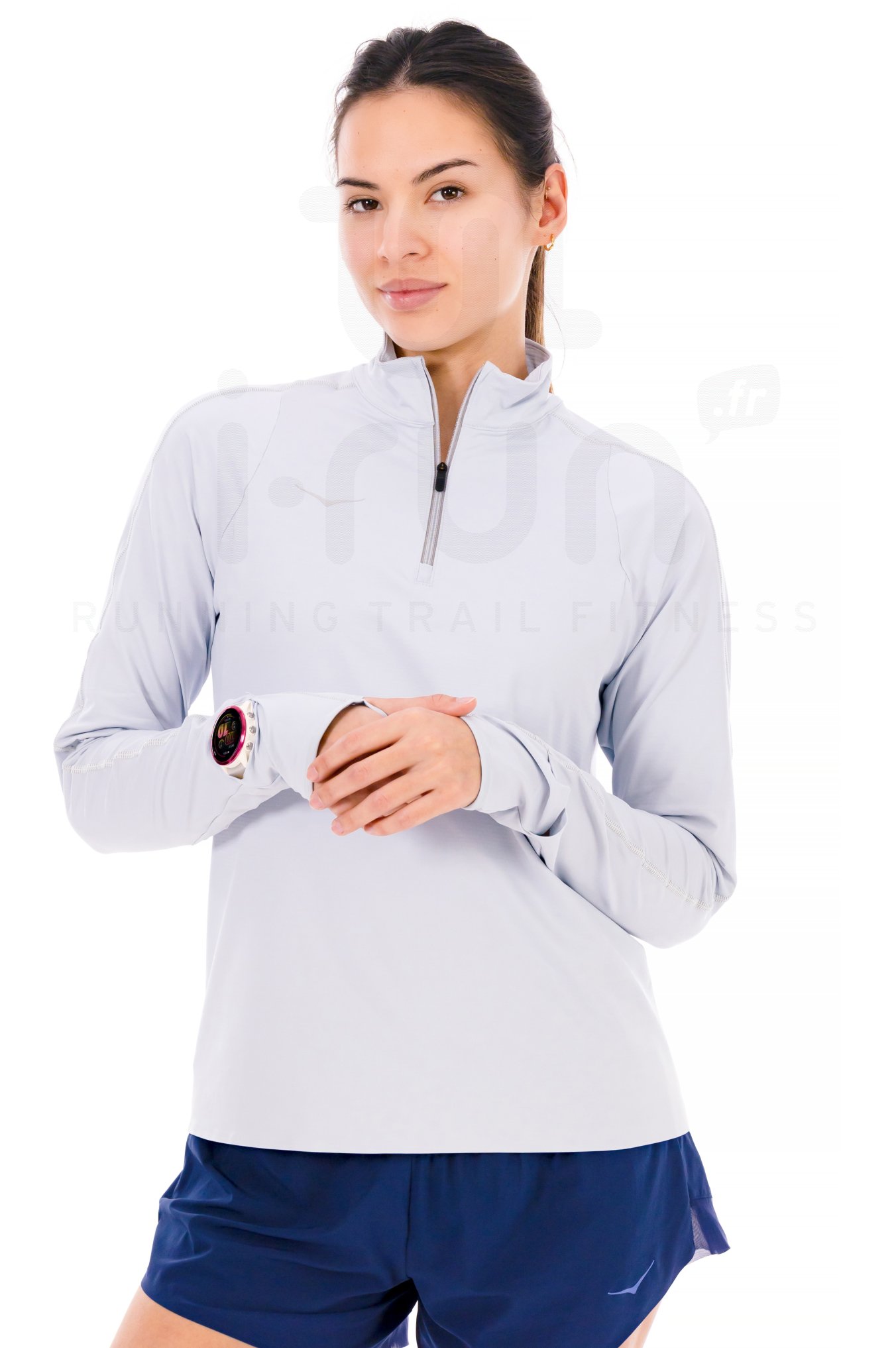 Hoka One One Glidetech 1/4 Zip Damen