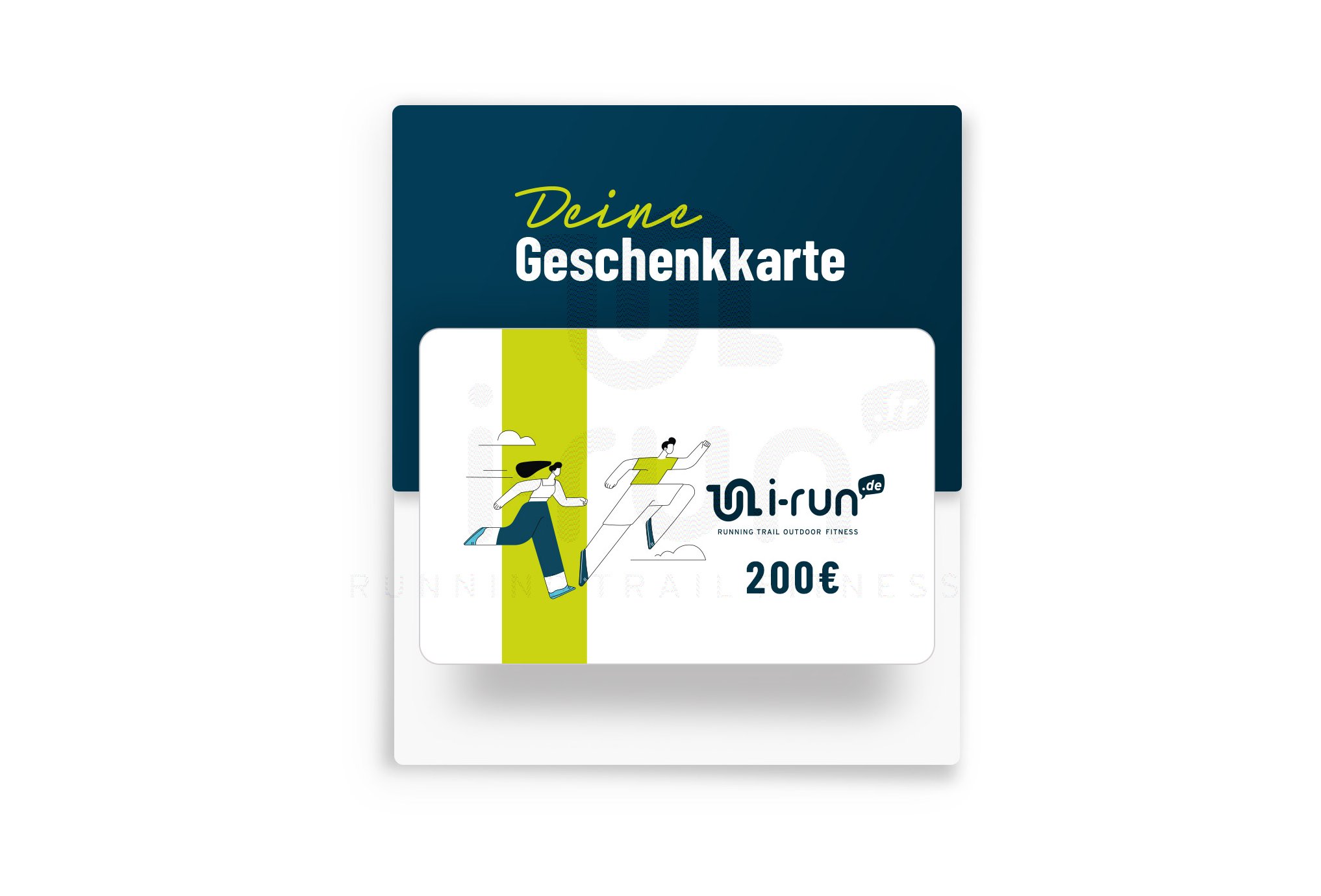 i-run.de Geschenkkarte 200 Euro
