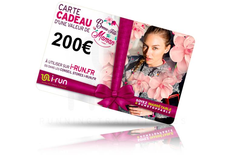 i-run.fr Carte Cadeau 200 F�te des M�res 