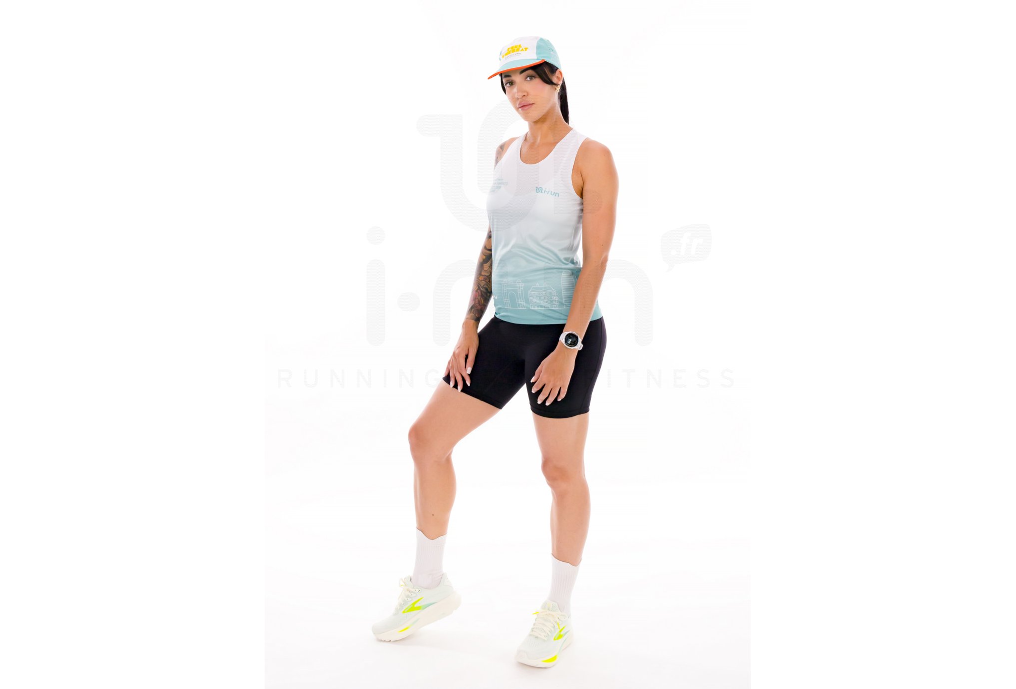i-run.fr Tanktop Barcelona-Halbmarathon Damen