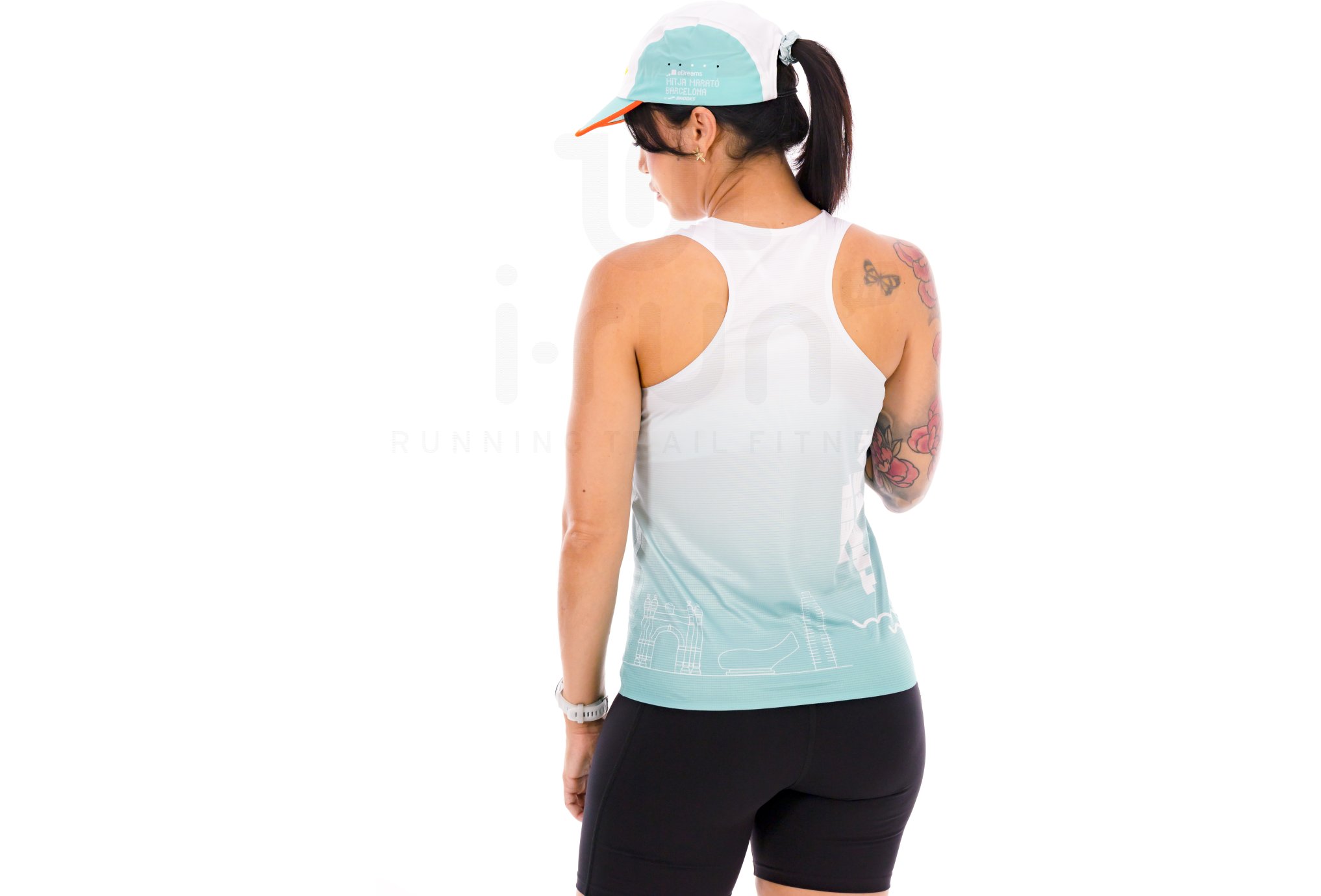 i-run.fr Tanktop Barcelona-Halbmarathon Damen