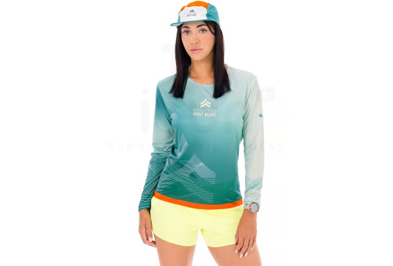 i-run.fr Langarmshirt Performance Damen Marathon du Mont-Blanc
