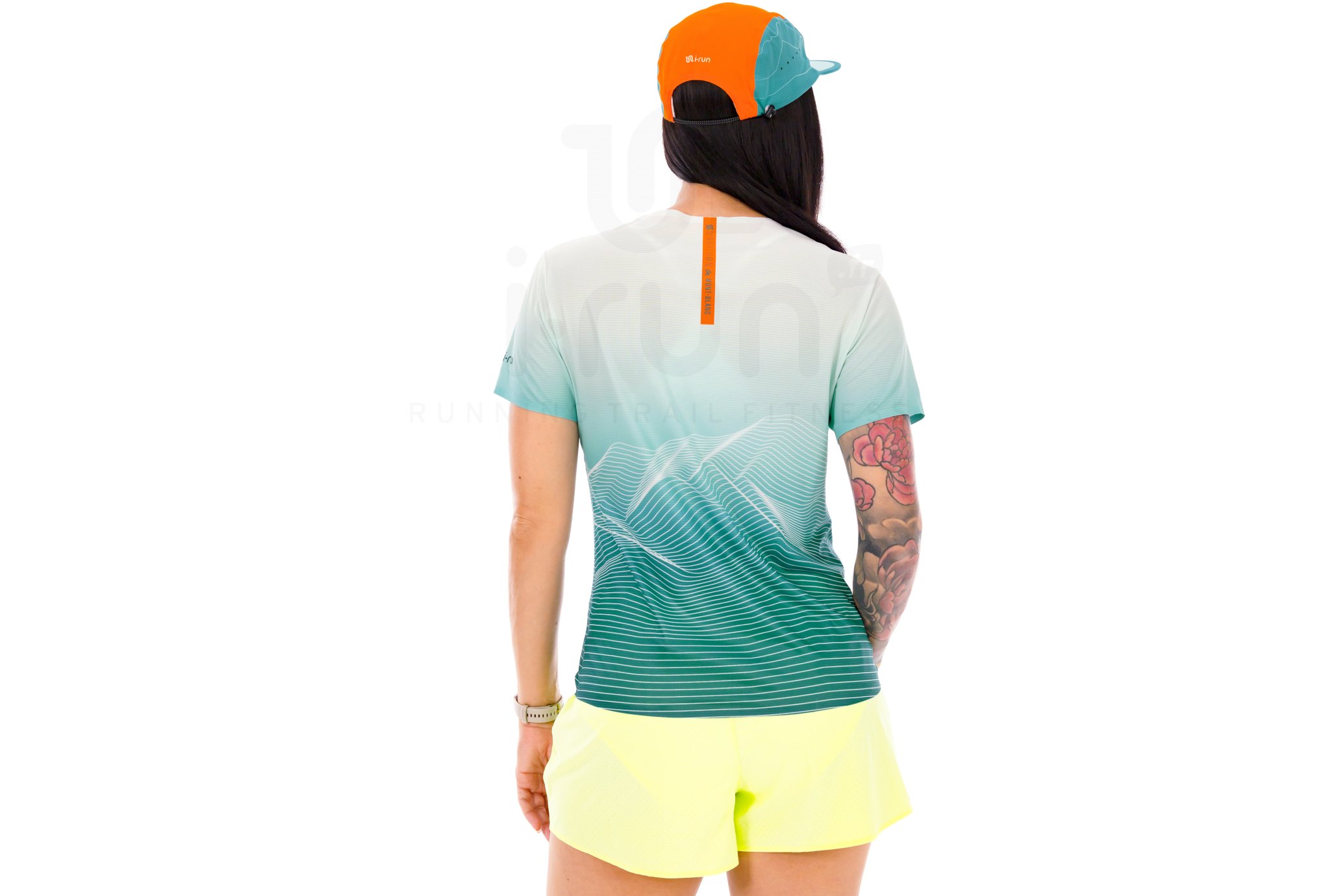 i-run.fr T-Shirt Performance Damen Marathon du Mont-Blanc