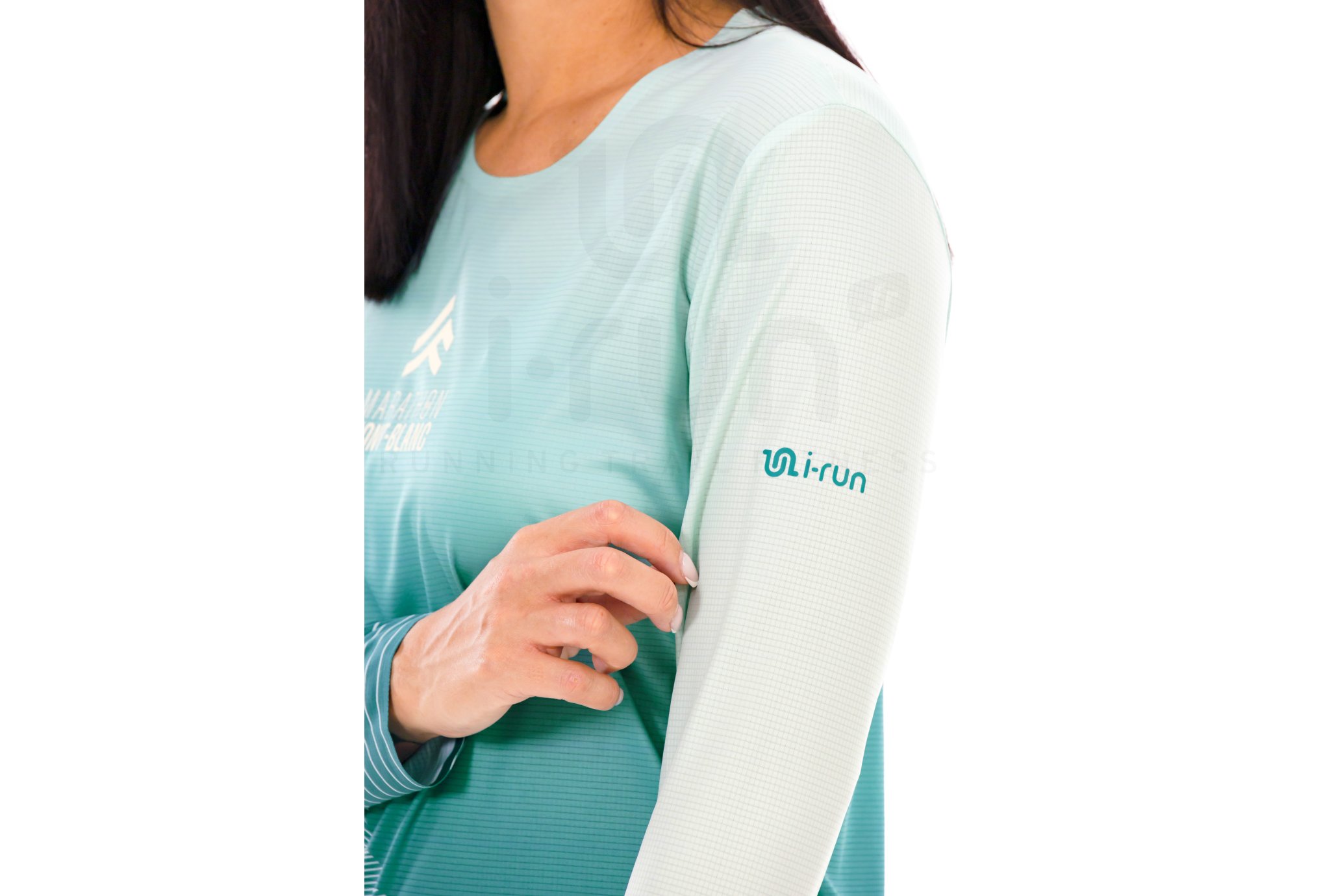 i-run.fr Langarmshirt Performance Damen Marathon du Mont-Blanc