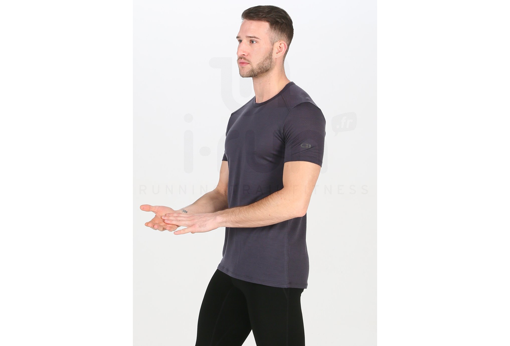 Icebreaker camiseta manga corta Amplify Crewe