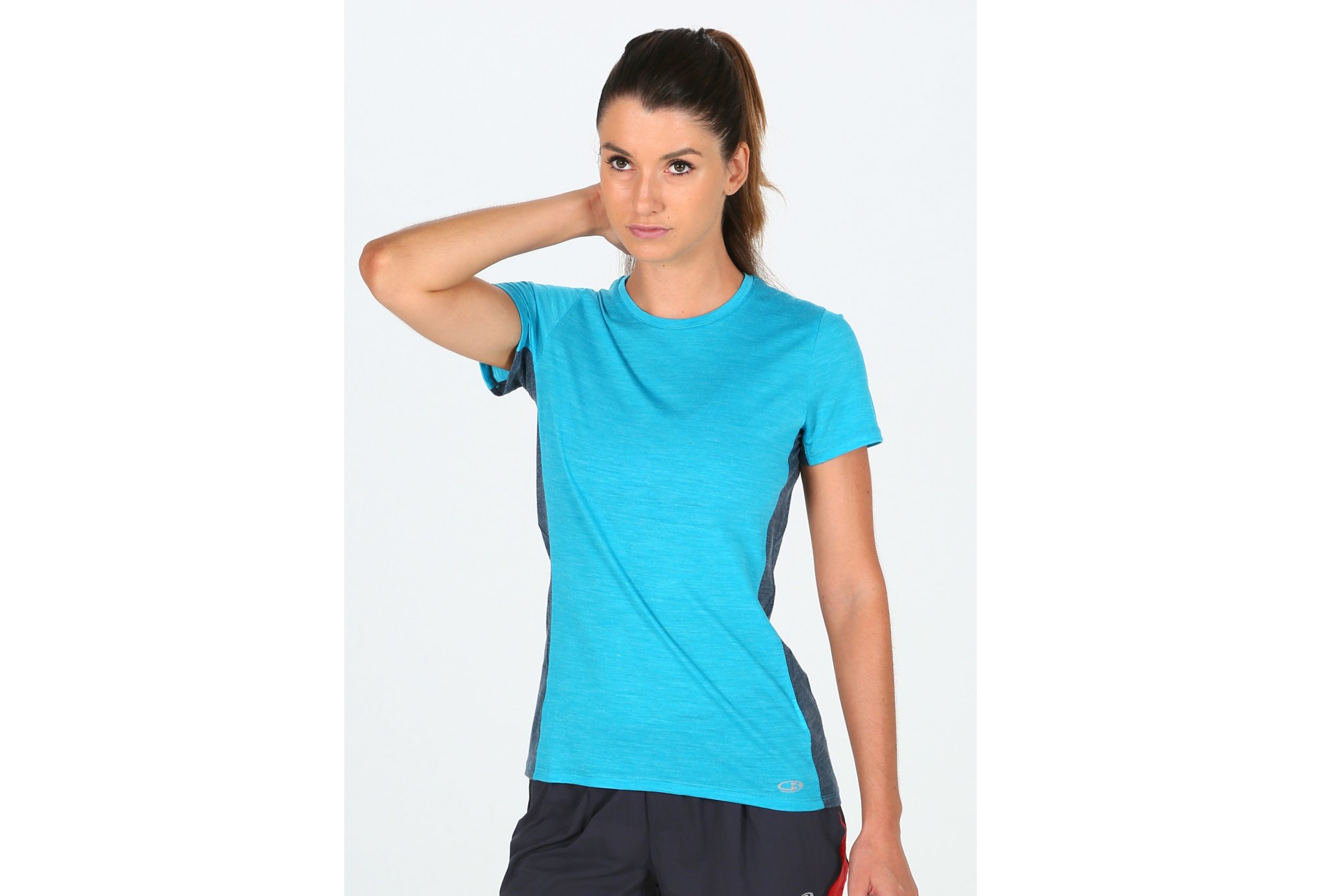 Icebreaker camiseta manga corta Amplify Low Crewe