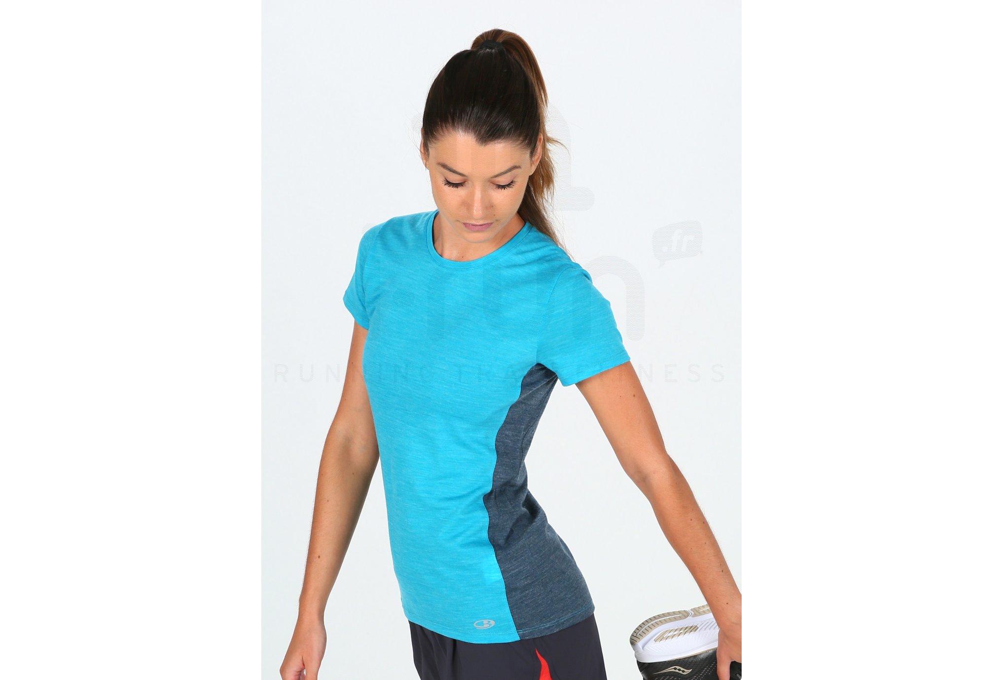 Icebreaker camiseta manga corta Amplify Low Crewe