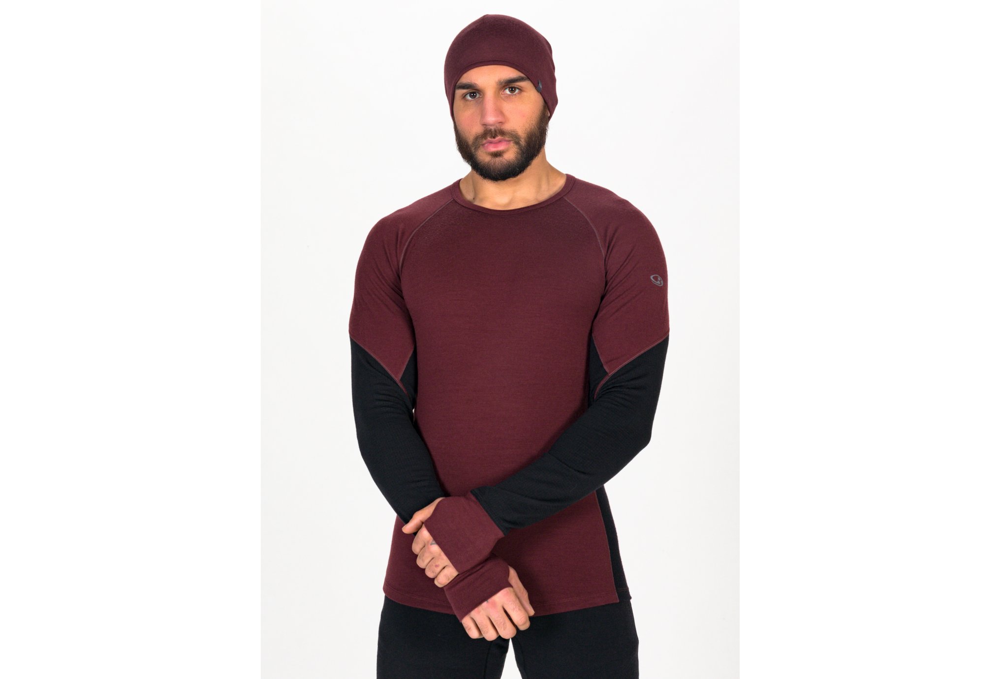 Icebreaker BodyfitZONE 260 Crewe M vêtement running homme déstockage