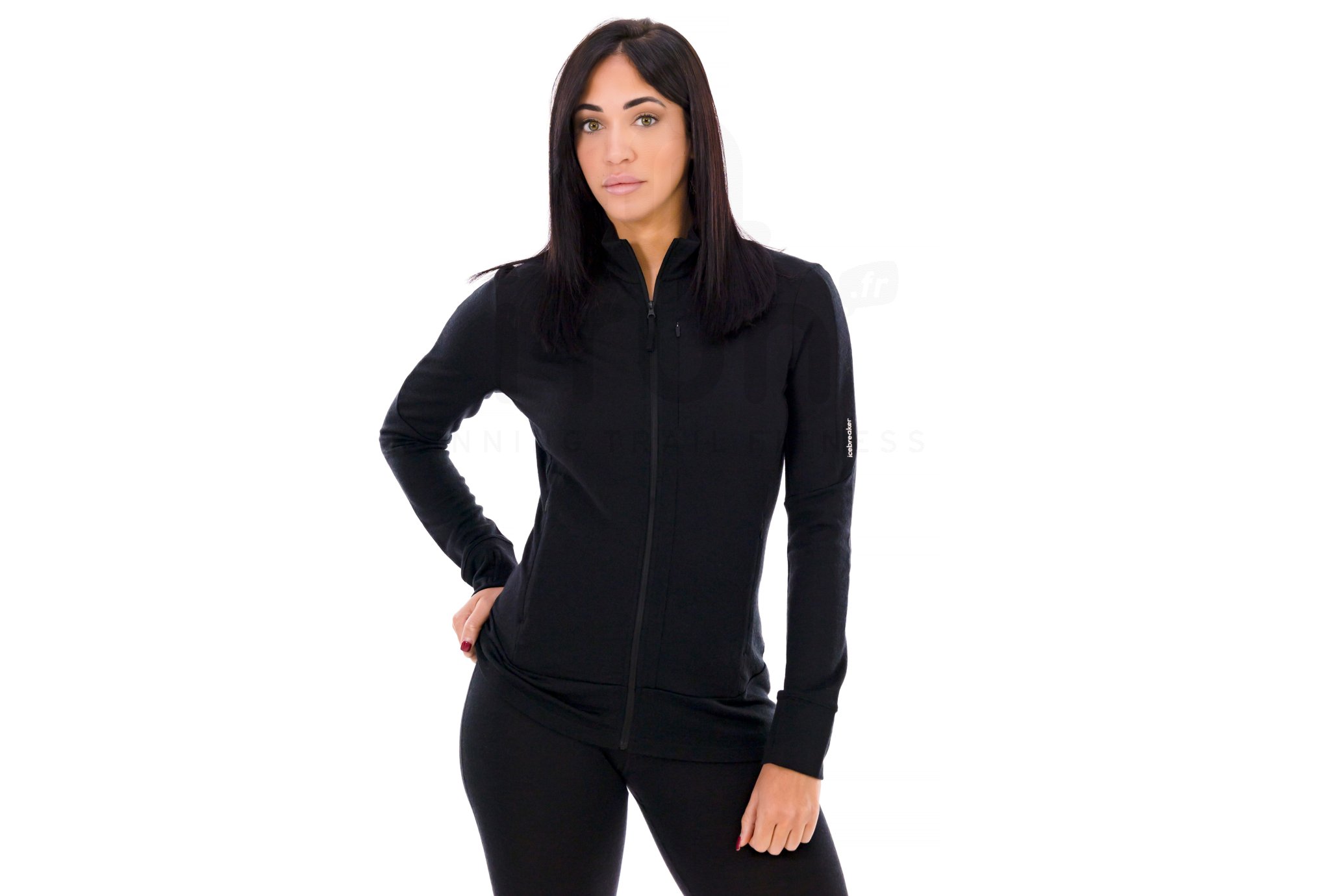 Icebreaker Since "M�rinos 260 Quantum" is in French, the translation to English is "Merino 260 Quantum." Zip