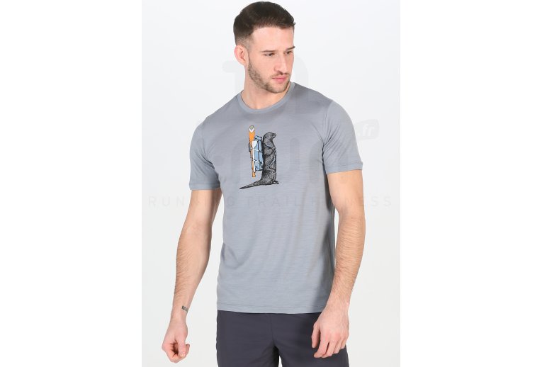 Icebreaker camiseta manga corta Tech Lite Crewe Otter Paddle