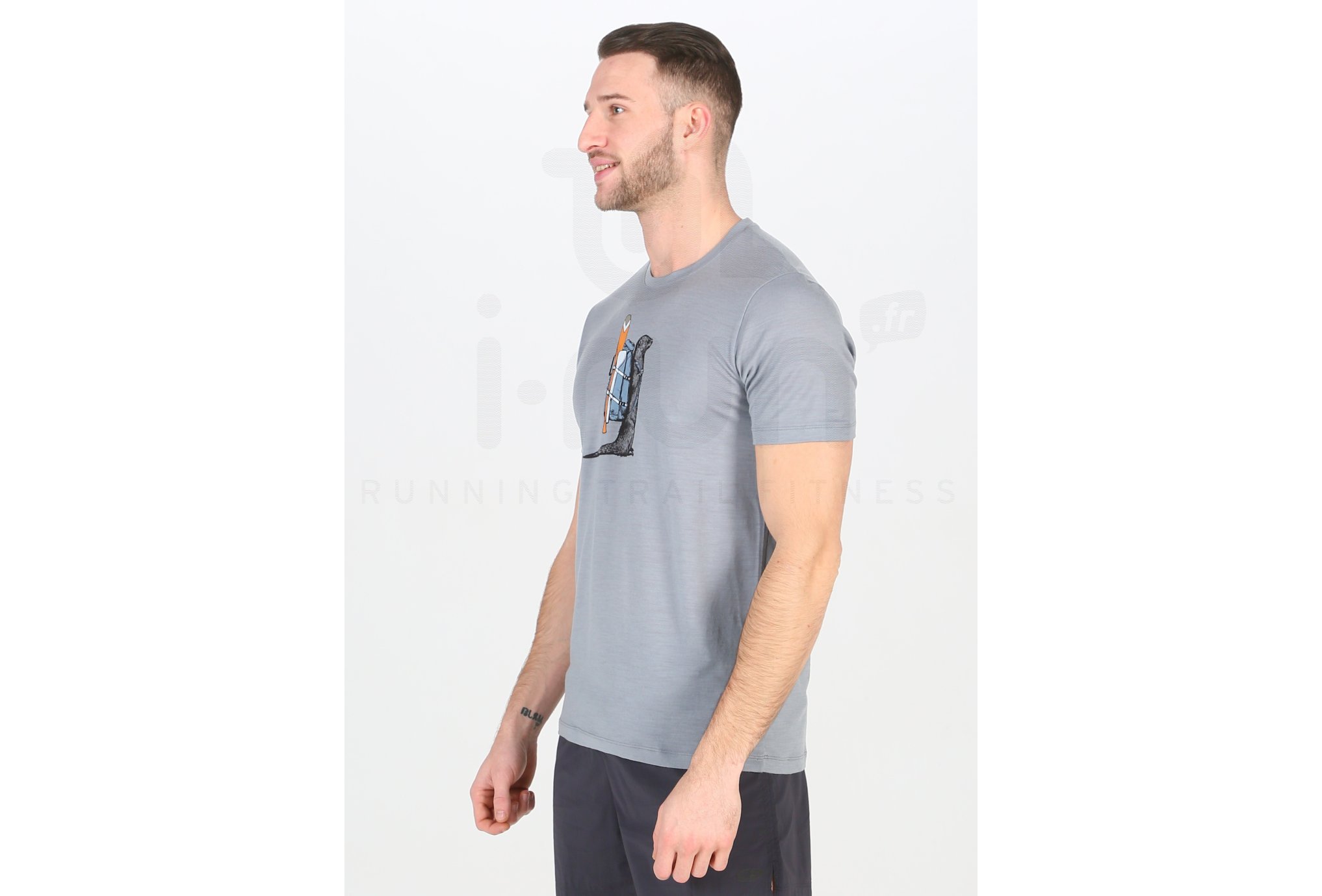 Icebreaker camiseta manga corta Tech Lite Crewe Otter Paddle
