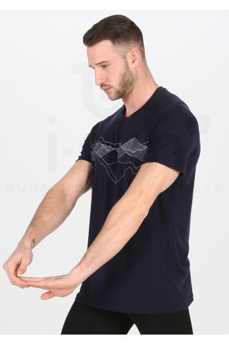 Icebreaker Tech Lite Crewe Peak Patterns M 