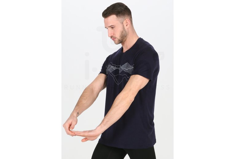 Icebreaker camiseta manga corta Tech Lite Crewe Peak Patterns