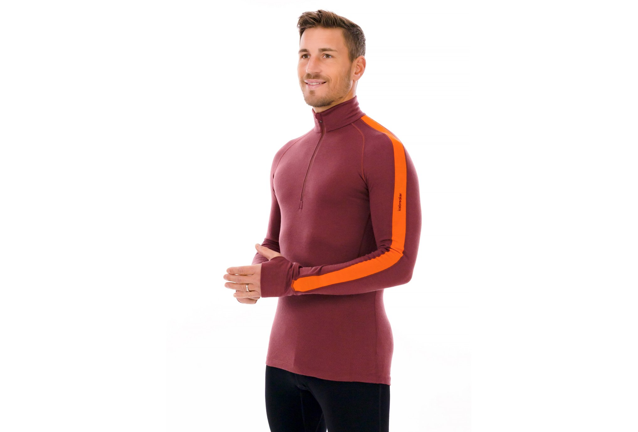 Icebreaker ZoneKnit M�rinos Half Zip 200 Herren