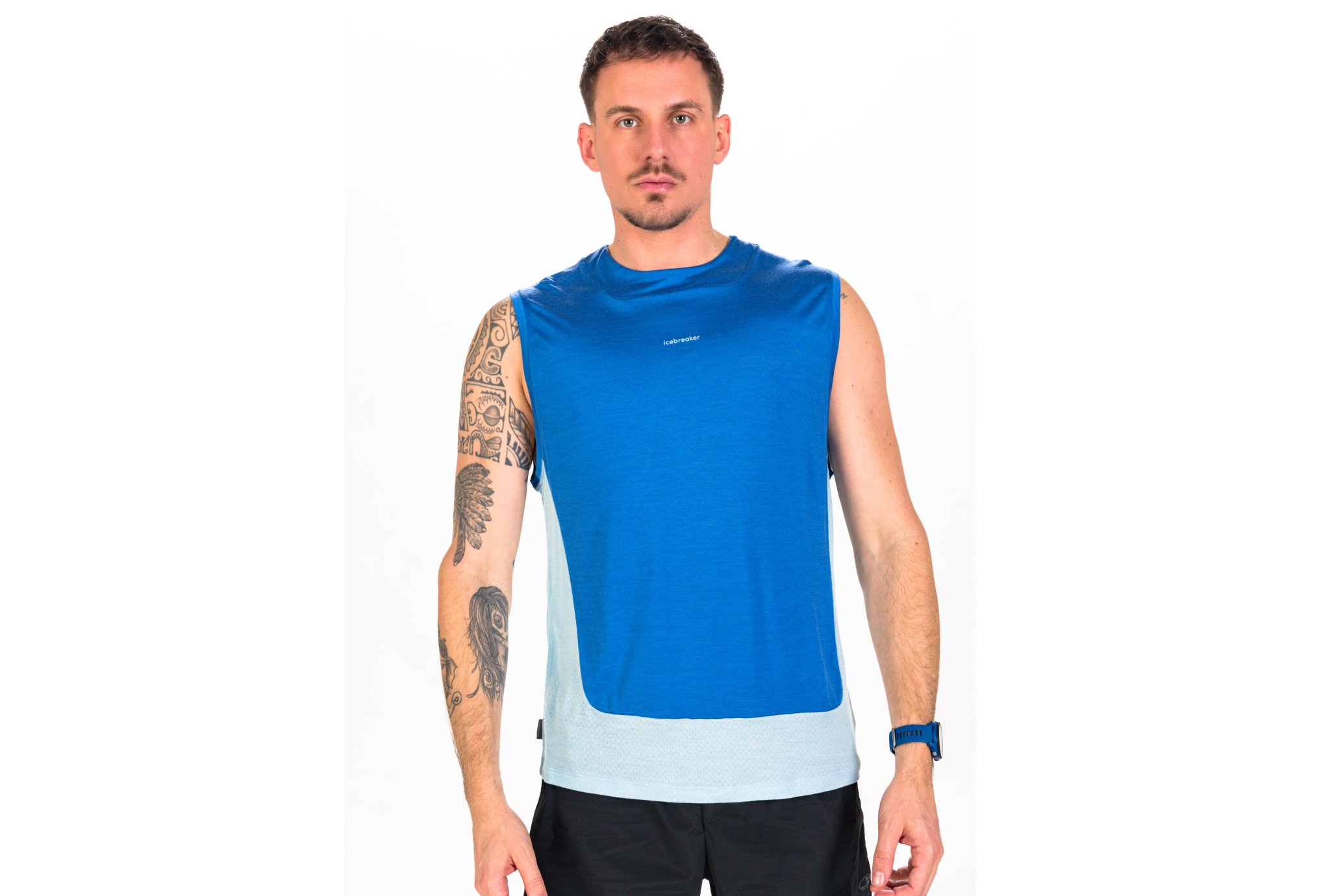 Icebreaker ZoneKnit Mérinos M vêtement running homme